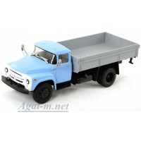 100016-АИСТ ЗИЛ-130 грузовик бортовой ранний серый/голубой  